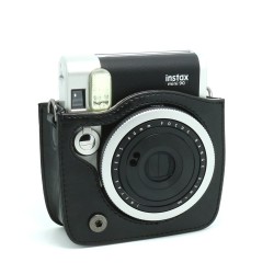 instatní fotoaparát instax fujifilm černé kožené poudro mini 90 camera case BK black (3)