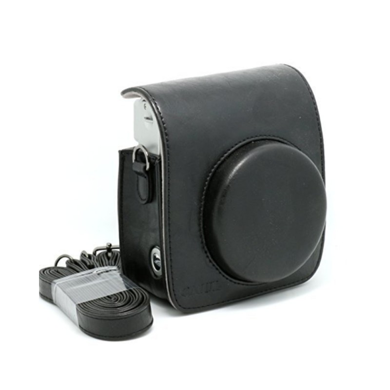 instatní fotoaparát instax fujifilm černé kožené poudro mini 90 camera case BK black (1)